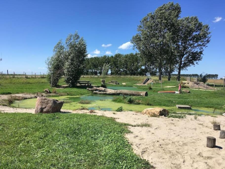 Family Wellness Lodge 4 Personen Zuid-Holland! Ooltgensplaat Zewnętrze zdjęcie